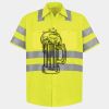 Men's High Visibility Safety Short Sleeve Work Shirt Thumbnail