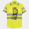 Men's High Visibility Safety Short Sleeve Work Shirt Thumbnail