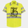 Men's High Visibility Safety Short Sleeve Work Shirt Thumbnail