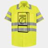 Men's High Visibility Safety Short Sleeve Work Shirt Thumbnail