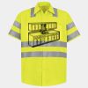 Men's High Visibility Safety Short Sleeve Work Shirt Thumbnail