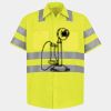 Men's High Visibility Safety Short Sleeve Work Shirt Thumbnail