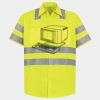Men's High Visibility Safety Short Sleeve Work Shirt Thumbnail