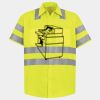 Men's High Visibility Safety Short Sleeve Work Shirt Thumbnail