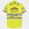 Men's High Visibility Safety Short Sleeve Work Shirt Thumbnail
