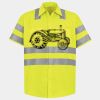 Men's High Visibility Safety Short Sleeve Work Shirt Thumbnail