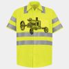 Men's High Visibility Safety Short Sleeve Work Shirt Thumbnail