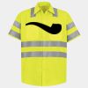 Men's High Visibility Safety Short Sleeve Work Shirt Thumbnail
