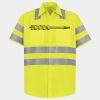 Men's High Visibility Safety Short Sleeve Work Shirt Thumbnail