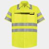 Men's High Visibility Safety Short Sleeve Work Shirt Thumbnail