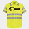 Men's High Visibility Safety Short Sleeve Work Shirt Thumbnail