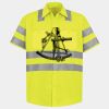 Men's High Visibility Safety Short Sleeve Work Shirt Thumbnail