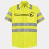 Men's High Visibility Safety Short Sleeve Work Shirt Thumbnail