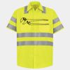 Men's High Visibility Safety Short Sleeve Work Shirt Thumbnail