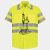 Men's High Visibility Safety Short Sleeve Work Shirt Thumbnail