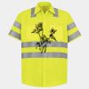 Men's High Visibility Safety Short Sleeve Work Shirt Thumbnail