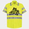 Men's High Visibility Safety Short Sleeve Work Shirt Thumbnail