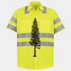 Men's High Visibility Safety Short Sleeve Work Shirt Thumbnail