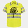 Men's High Visibility Safety Short Sleeve Work Shirt Thumbnail