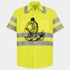 Men's High Visibility Safety Short Sleeve Work Shirt Thumbnail
