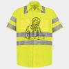 Men's High Visibility Safety Short Sleeve Work Shirt Thumbnail