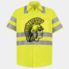 Men's High Visibility Safety Short Sleeve Work Shirt Thumbnail