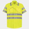 Men's High Visibility Safety Short Sleeve Work Shirt Thumbnail