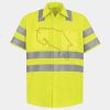 Men's High Visibility Safety Short Sleeve Work Shirt Thumbnail