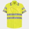 Men's High Visibility Safety Short Sleeve Work Shirt Thumbnail