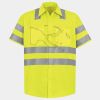 Men's High Visibility Safety Short Sleeve Work Shirt Thumbnail