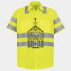 Men's High Visibility Safety Short Sleeve Work Shirt Thumbnail