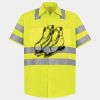 Men's High Visibility Safety Short Sleeve Work Shirt Thumbnail