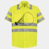 Men's High Visibility Safety Short Sleeve Work Shirt Thumbnail
