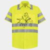 Men's High Visibility Safety Short Sleeve Work Shirt Thumbnail
