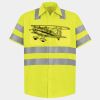 Men's High Visibility Safety Short Sleeve Work Shirt Thumbnail
