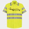 Men's High Visibility Safety Short Sleeve Work Shirt Thumbnail