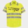 Men's High Visibility Safety Short Sleeve Work Shirt Thumbnail