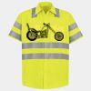 Men's High Visibility Safety Short Sleeve Work Shirt Thumbnail