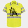Men's High Visibility Safety Short Sleeve Work Shirt Thumbnail