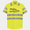 Men's High Visibility Safety Short Sleeve Work Shirt Thumbnail