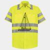 Men's High Visibility Safety Short Sleeve Work Shirt Thumbnail