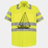 Men's High Visibility Safety Short Sleeve Work Shirt Thumbnail