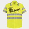 Men's High Visibility Safety Short Sleeve Work Shirt Thumbnail