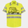 Men's High Visibility Safety Short Sleeve Work Shirt Thumbnail
