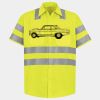 Men's High Visibility Safety Short Sleeve Work Shirt Thumbnail