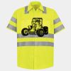 Men's High Visibility Safety Short Sleeve Work Shirt Thumbnail