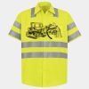 Men's High Visibility Safety Short Sleeve Work Shirt Thumbnail