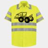 Men's High Visibility Safety Short Sleeve Work Shirt Thumbnail