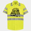 Men's High Visibility Safety Short Sleeve Work Shirt Thumbnail