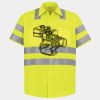 Men's High Visibility Safety Short Sleeve Work Shirt Thumbnail